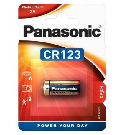Pila Panasonic CR123 Battery Fotografica